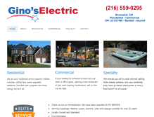 Tablet Screenshot of ginoselectric.com